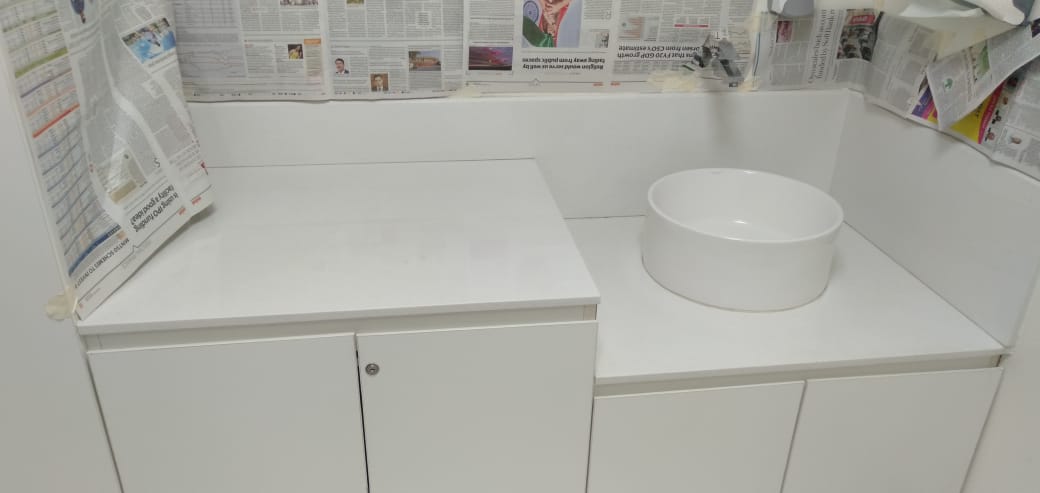 Restored natural stone floor